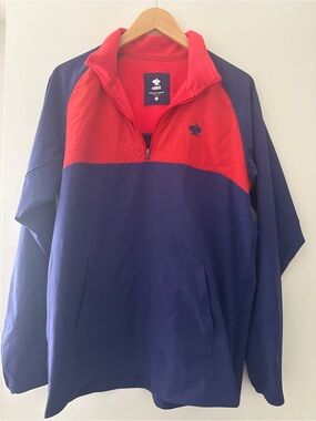 Rabbit Golf Navy & Red Half-Zip Pullover